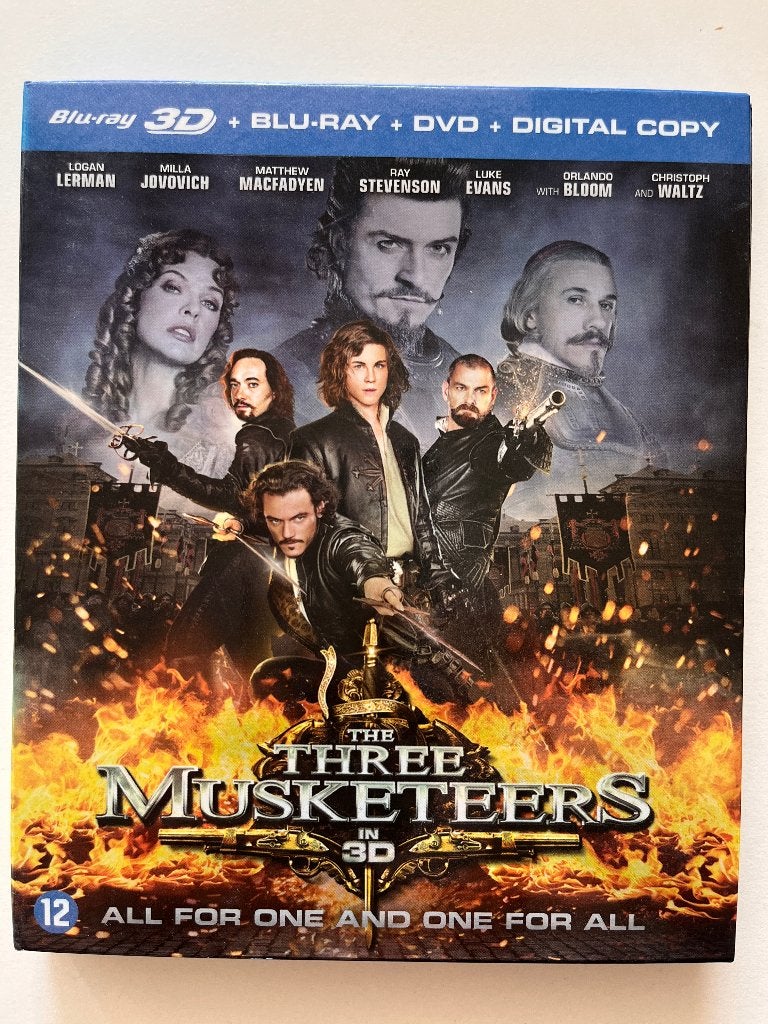 Blu Ray - The Three Musketeers, Film, Ophalen of Verzenden, Zo goed als nieuw, Blu-ray