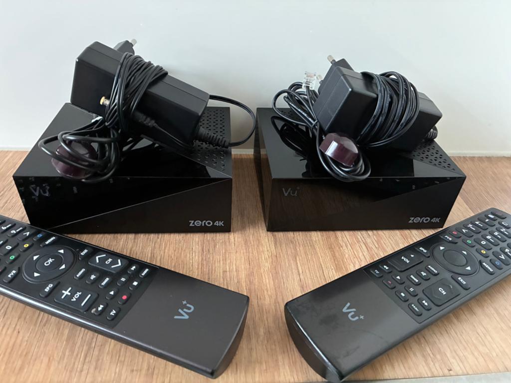 Satteliet set compleet, schotel en decoders VU zero 4K, Ophalen, Zo goed als nieuw, Decoder