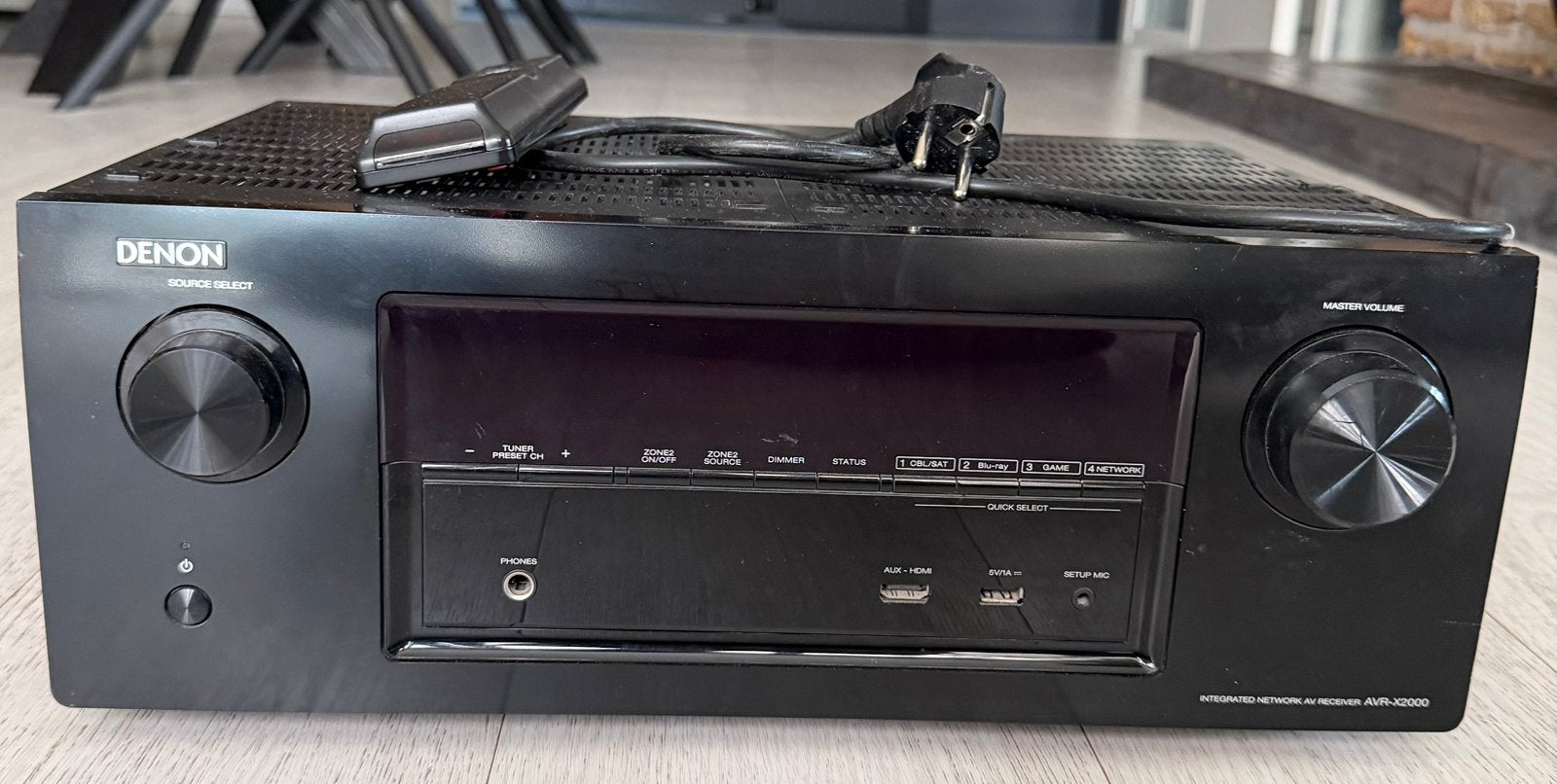 Denon AVR-X2000 7.1 AV Receiver / Versterker, Ophalen, Gebruikt, 120 watt of meer, Denon