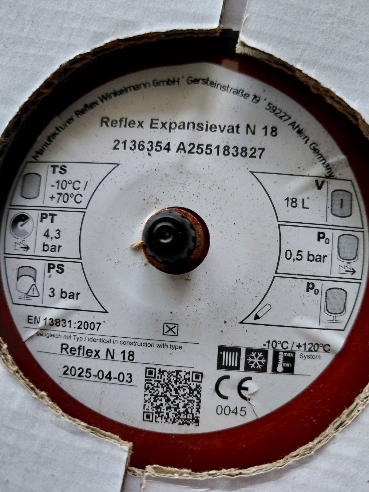 expansievat, Ophalen of Verzenden, Nieuw, Minder dan 700 watt