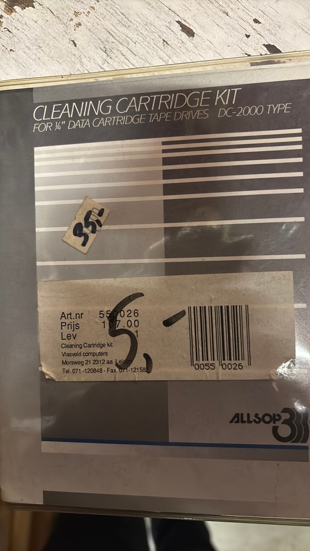Cleaning Cartridge Kit voor 1/4" Data Cartridge Tape Drives, Ophalen of Verzenden, Nieuw