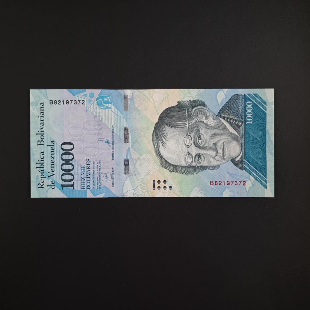 10000 bolivar Venezuela #038, Verzenden, Zuid-Amerika, Los biljet