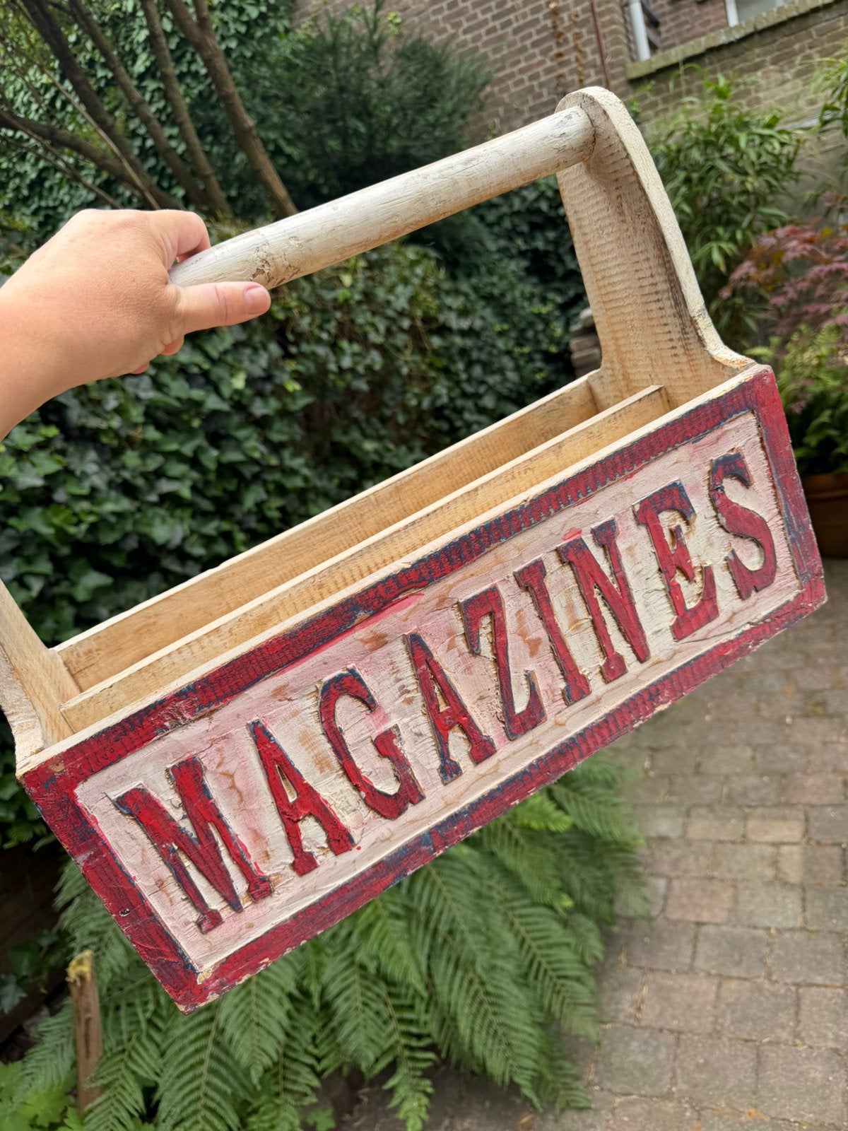 Lectuurbak, Ophalen, Zo goed als nieuw