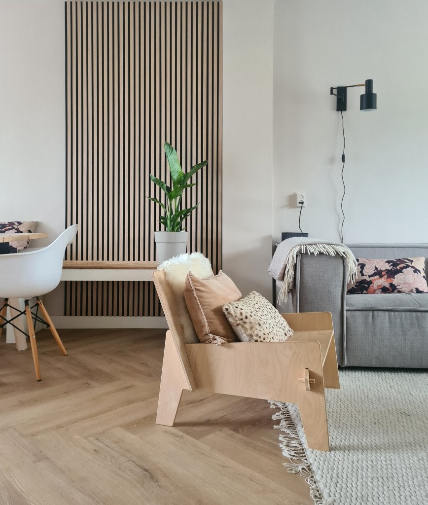 Akoestische wandpanelen | Lattenwand | Wanddecoratie Eiken, Huis en Inrichting, Niet ingevuld, Nieuw, Niet ingevuld, Ophalen