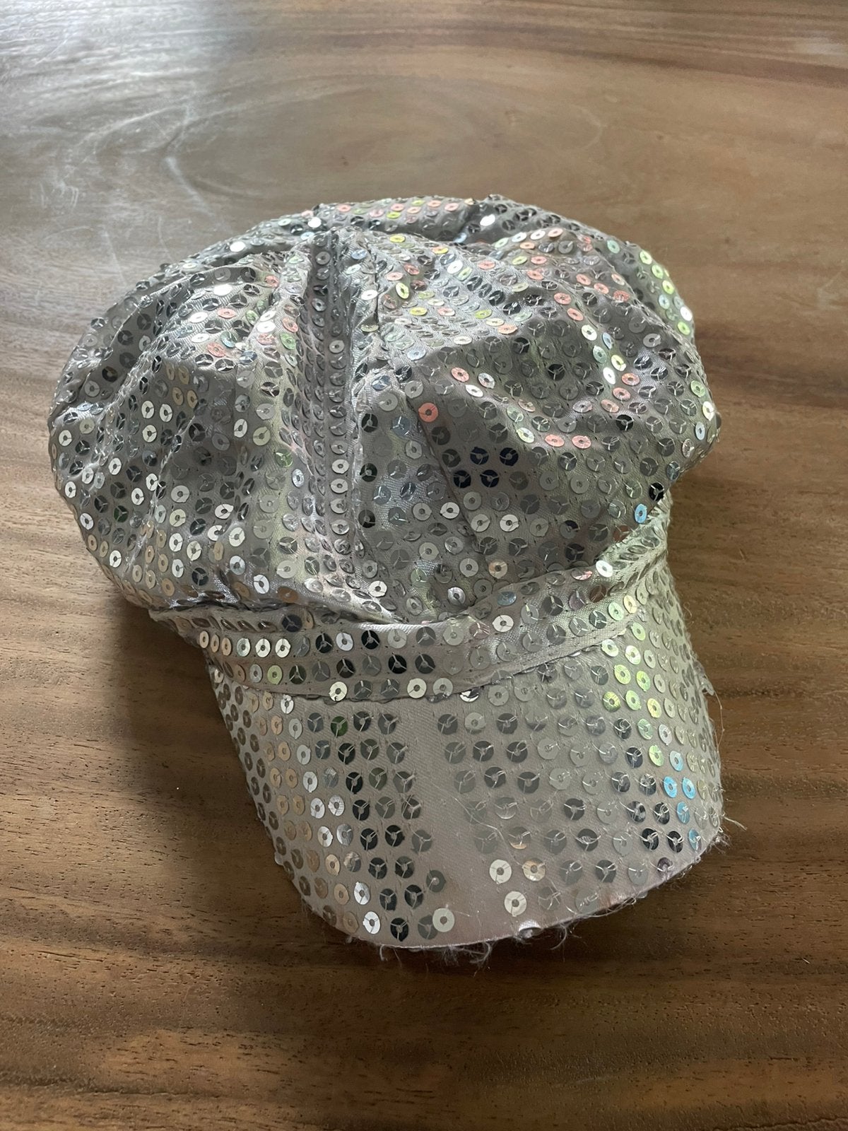 Glitter disco pet zilver, Kinderen en Baby's, Ophalen of Verzenden, Zo goed als nieuw, Meisje