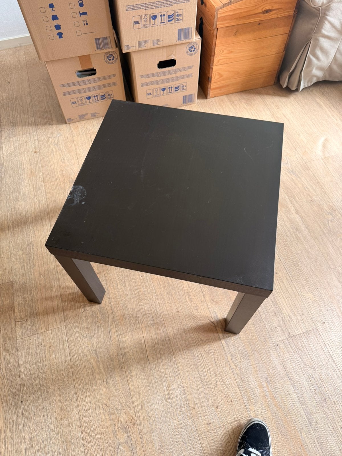 Tafeltje LACK, Ophalen, Zo goed als nieuw, Vierkant, 45 tot 60 cm
