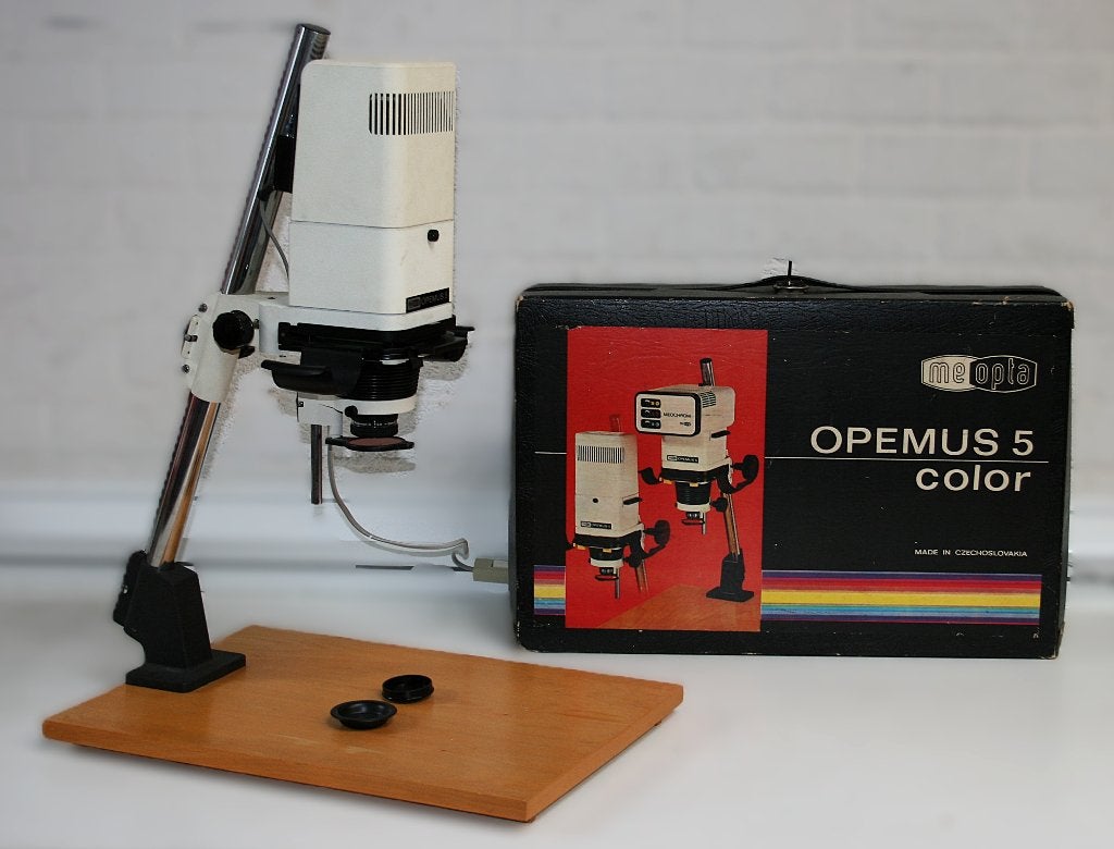 Meopta Opemus 5 color complete set, bieden vanaf €80, Ophalen, Gebruikt, Meopta, Complete dokaset