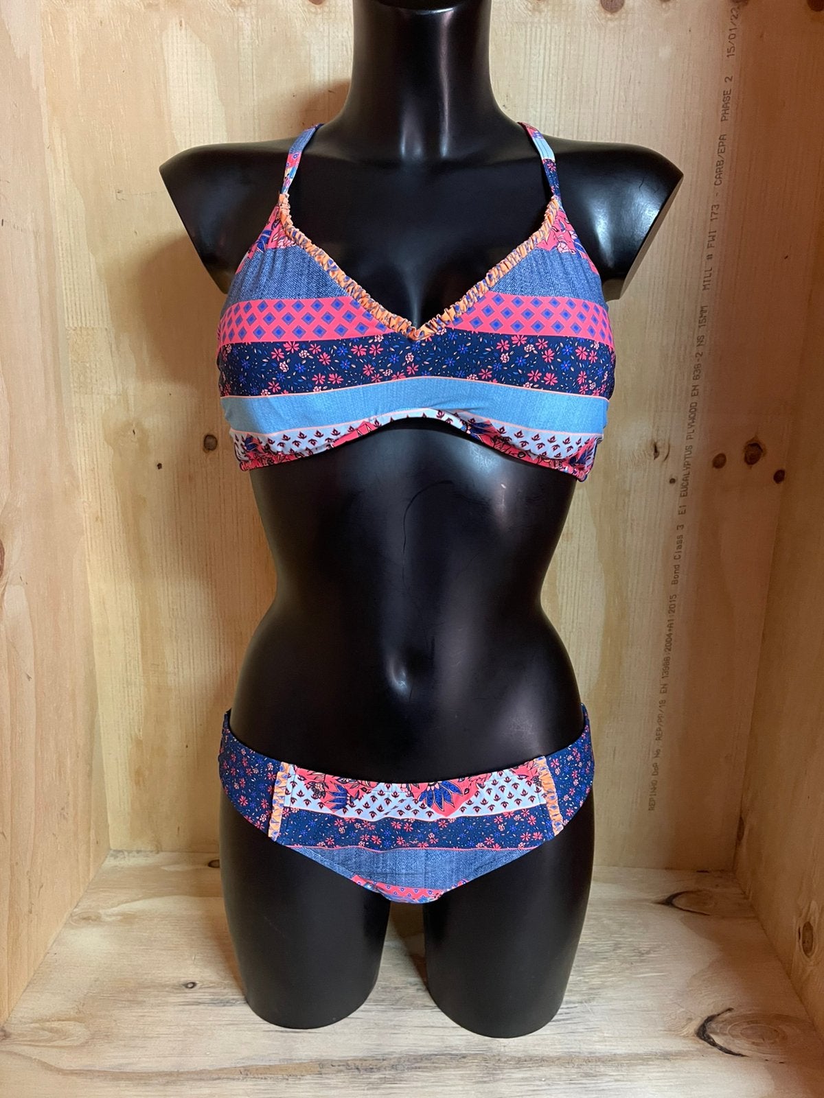 Seafolly bikini maat 40d (14) Model carribean kool, Kleding | Dames, Verzenden, Zo goed als nieuw, Bikini