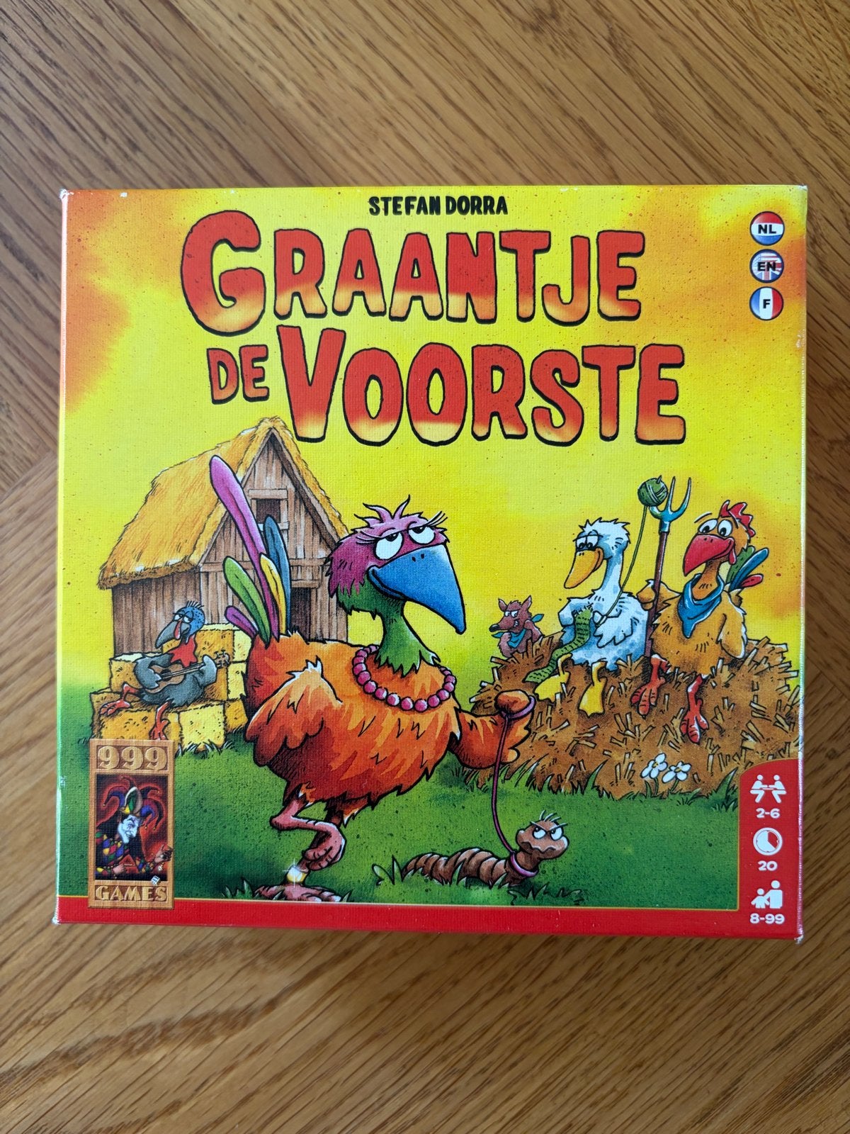 Graantje de Voorste - Leuk bordspel voor het hele gezin, Drie of vier spelers, Ophalen of Verzenden, Zo goed als nieuw
