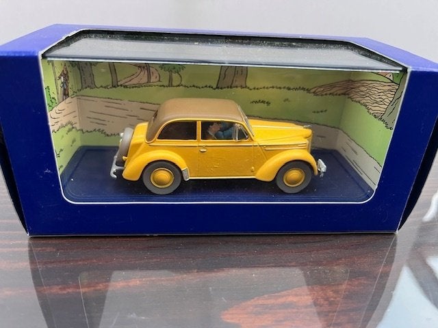 Kuifje auto. Nr. 19 met certificaat Bieden vanaf 20€, Verzamelen, Ophalen of Verzenden, Kuifje, Zo goed als nieuw, Beeldje of Figuurtje