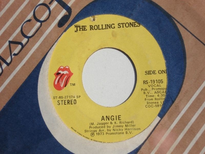 Rolling Stones    Angie     Orgineel, Cd's en Dvd's, Originele persing, Ophalen of Verzenden, Zo goed als nieuw, Pop