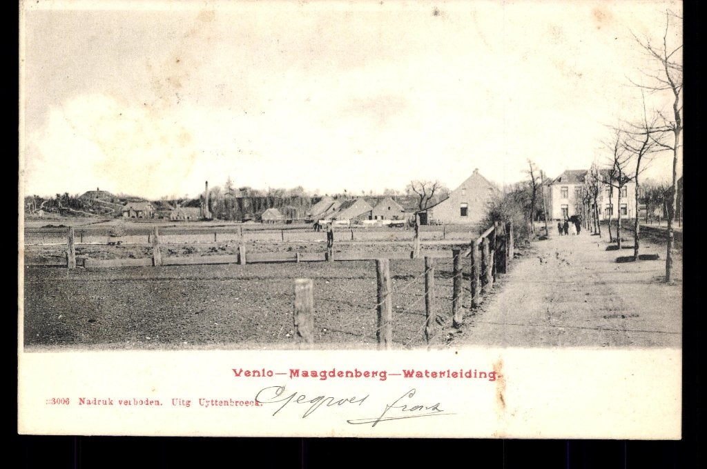 Venlo (L.), Maagdenberg, Waterleiding, ca. 1902, gelopen, Verzamelen, Verzenden, Voor 1920, Gelopen, Limburg