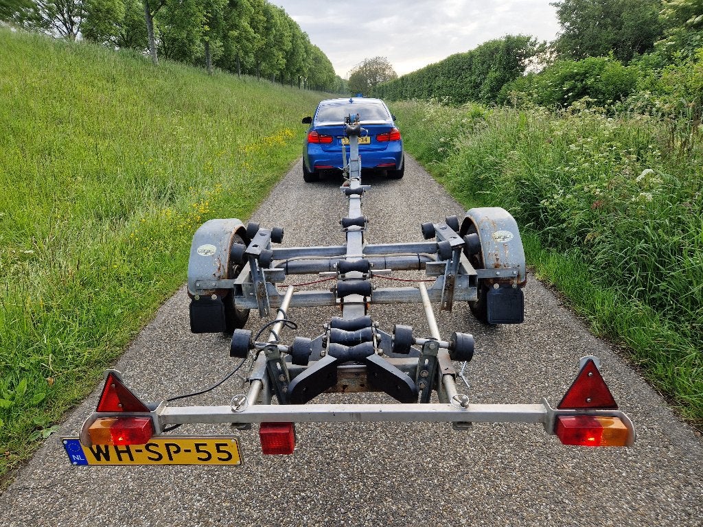 RIBA BV 1400 kg geremde trailer met NL kenteken € 1650,-, Ophalen, Minder dan 1500 kg, Gebruikt, Overige typen
