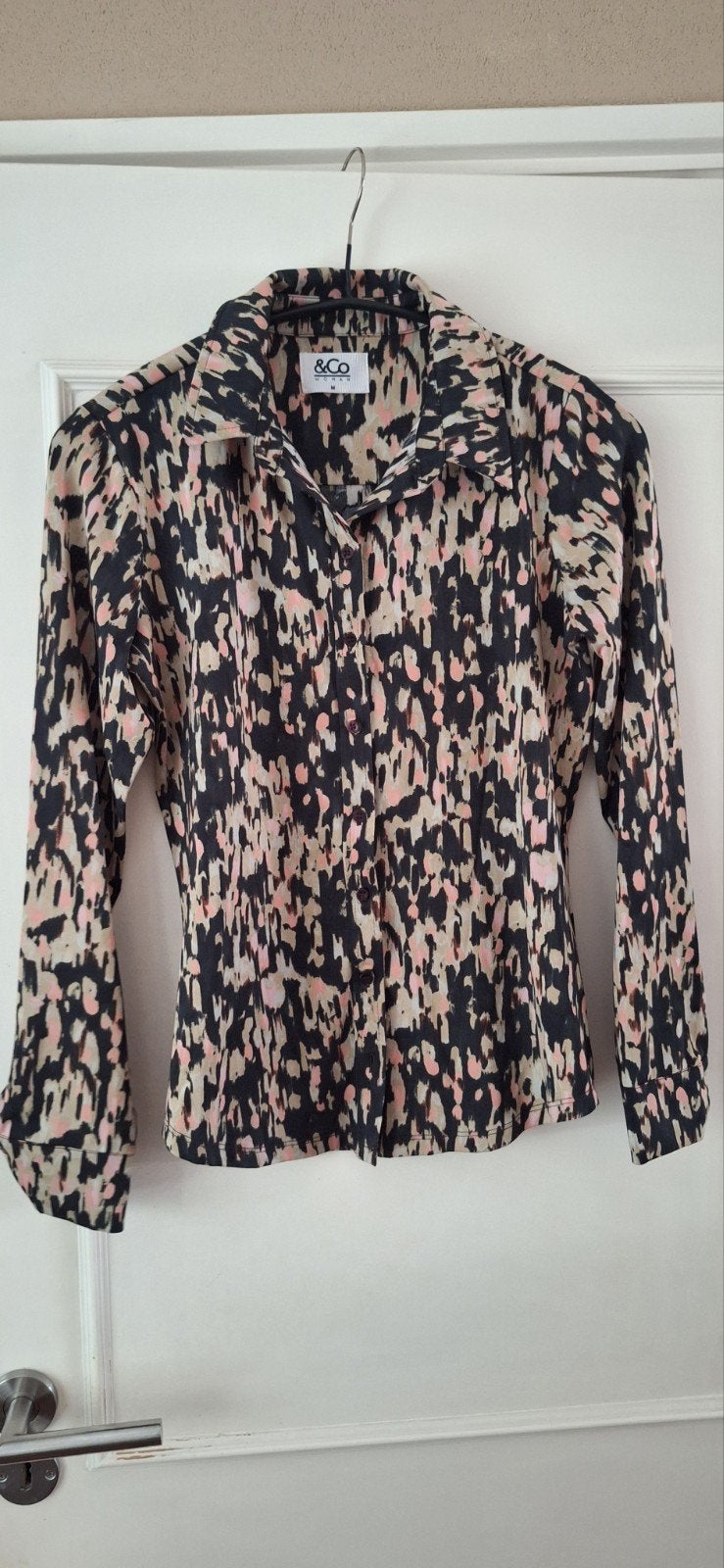 Travel blouse &Co Woman, grijs/roze/kaki, M, nieuw!, Kleding | Dames, Maat 38/40 (M), Verzenden, &Co Woman, Nieuw
