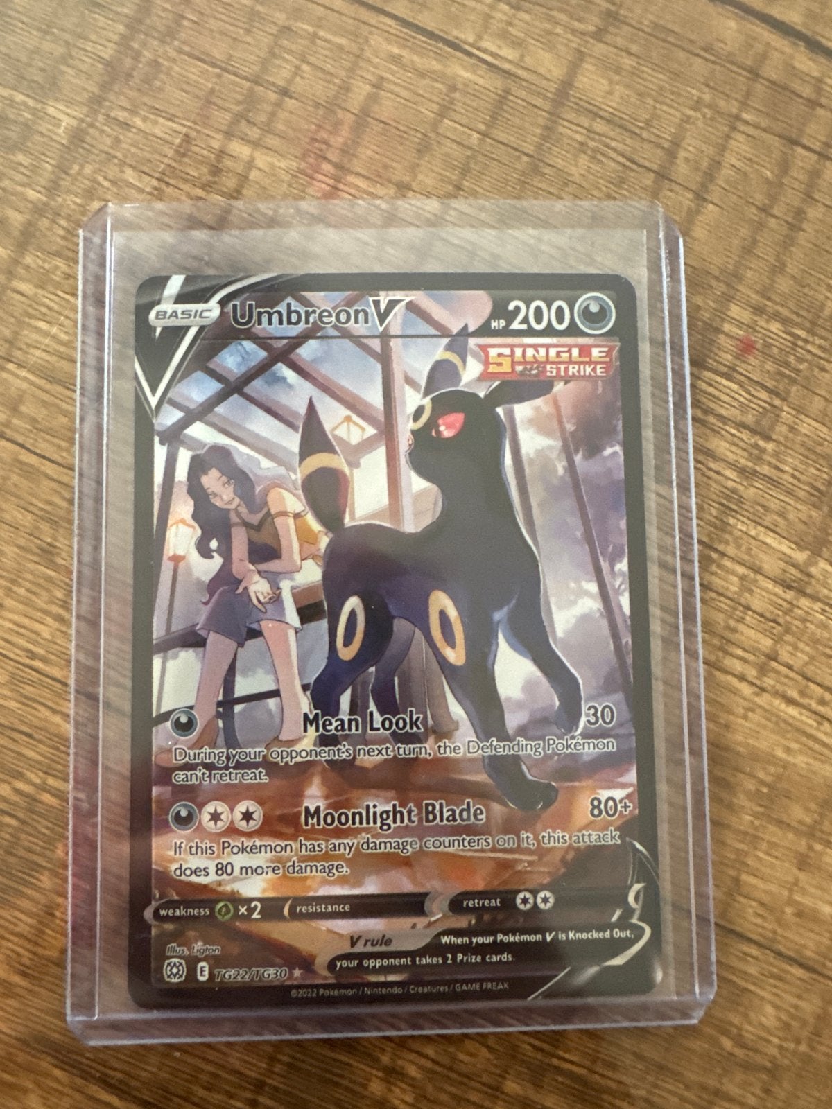 Umbreon V (Alternate Art) - Pokémon Kaart TCG, Ophalen of Verzenden, Zo goed als nieuw, Losse kaart