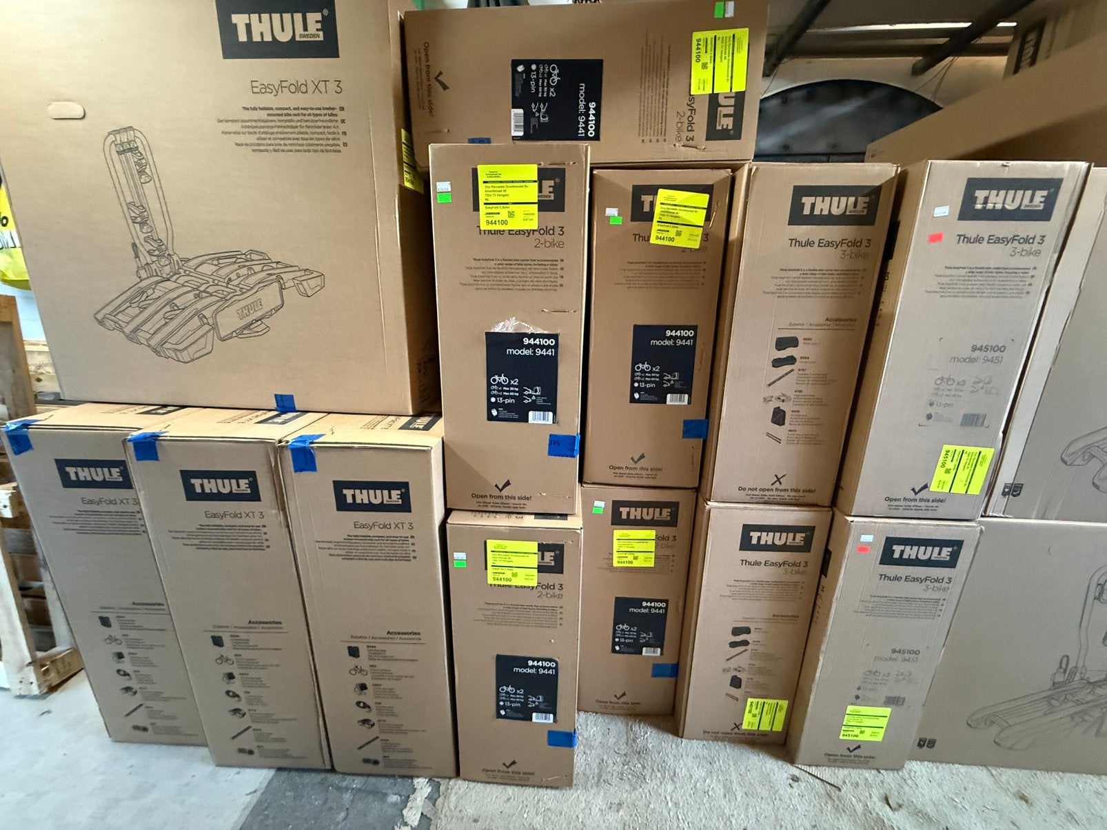 Thule fietsendrager uitverkoop XT easyfold velospace, Auto diversen, Fietsendragers, Ophalen, 3 fietsen of meer, Elektrische fiets
