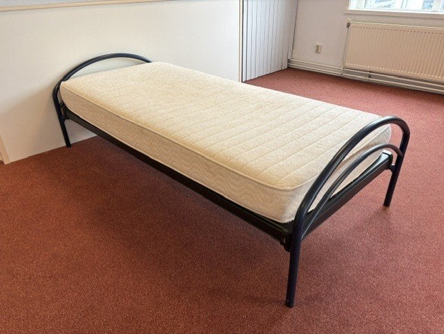 Eénpersoonsbed Auping compleet, Ophalen, 90 cm, Eenpersoons, Blauw