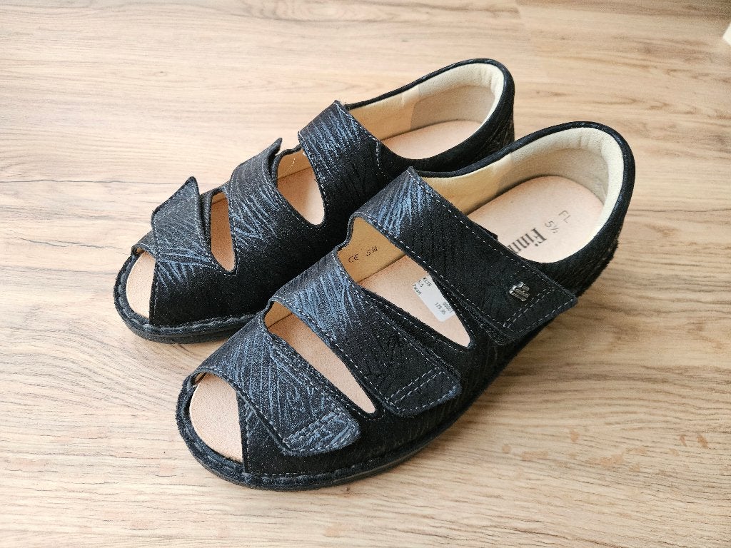 Finn Comfort zwarte sandalen voor dames, Kleding | Dames, Finn Comfort, Zwart, Zo goed als nieuw, Sandalen of Muiltjes