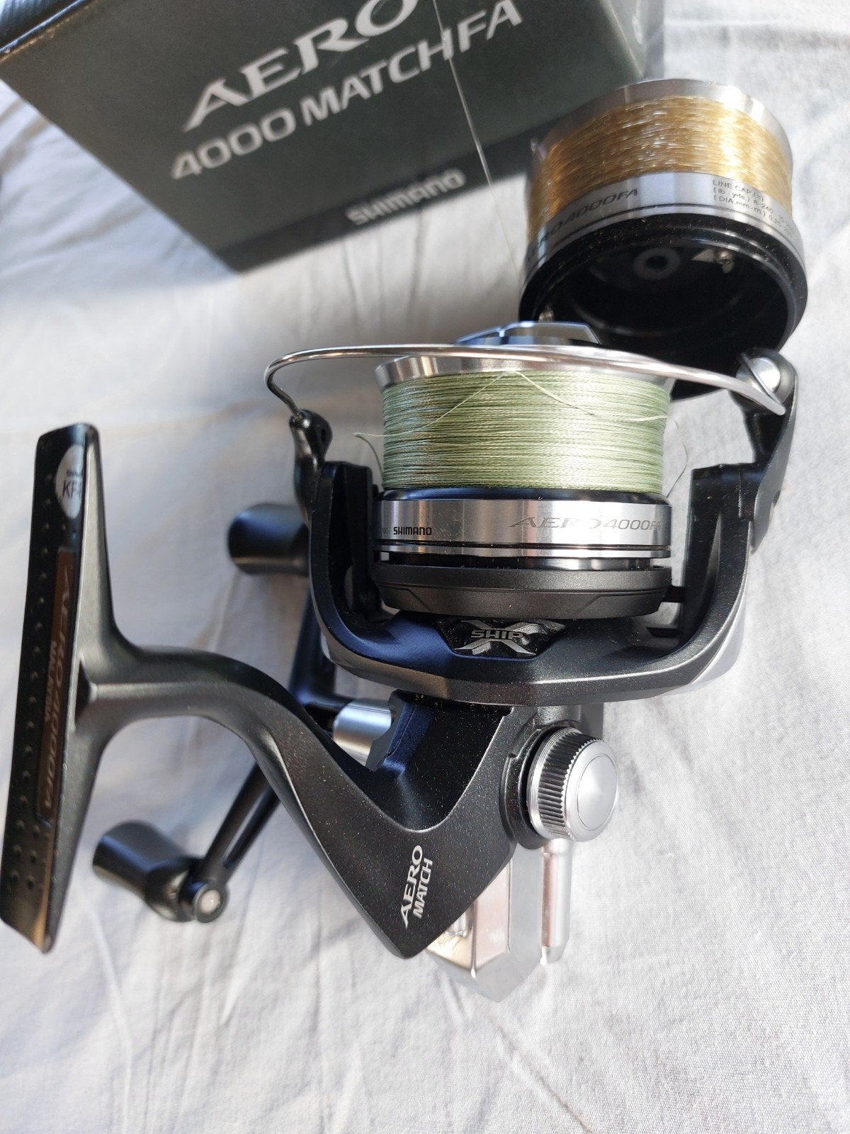 Shimano Aero 4000 Feeder FA, Watersport en Boten, Ophalen of Verzenden, Zo goed als nieuw, Molen