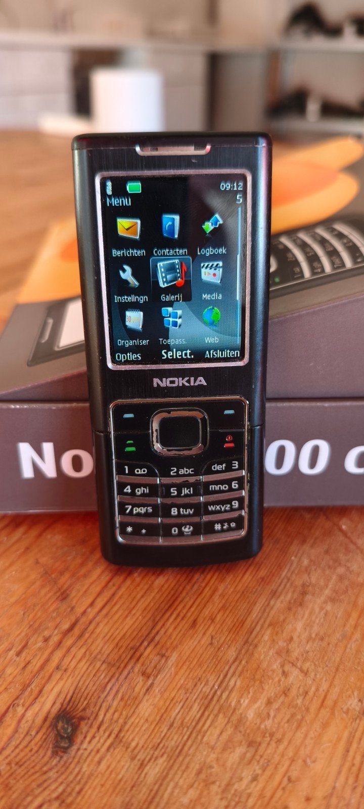 Nokia 6500 Classic 1GB - Zwart, compleet in doos, Gebruikt, Zwart, Fysiek toetsenbord, Ophalen of Verzenden
