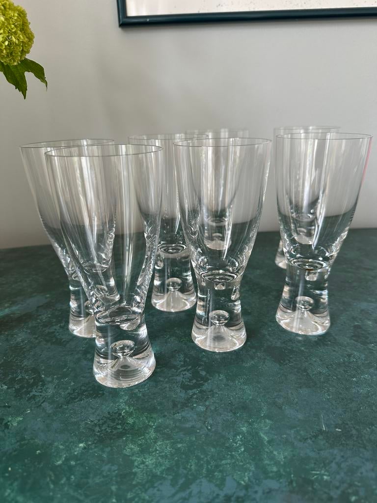 Iittala handgeblazen Tapio glazen. 7 stuks, Ophalen of Verzenden