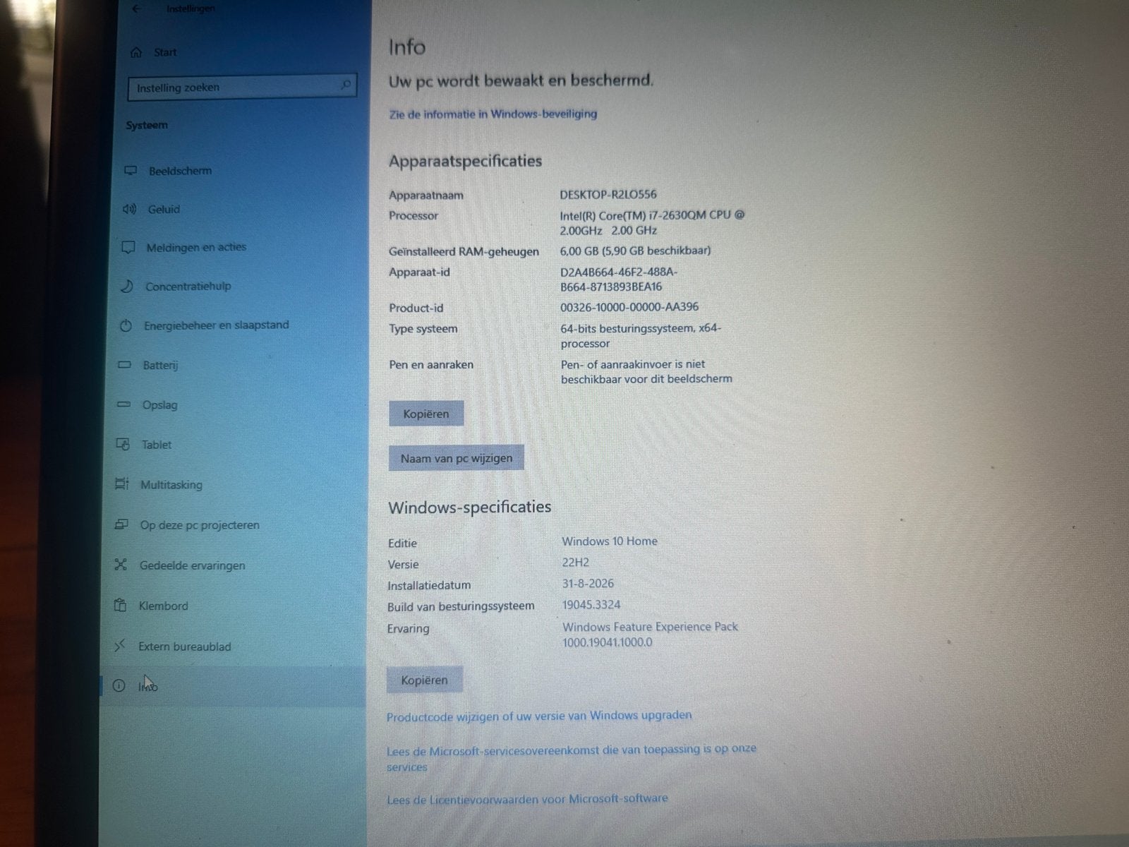 laptop, Computers en Software, Ophalen of Verzenden, 15 inch, 2 tot 3 Ghz