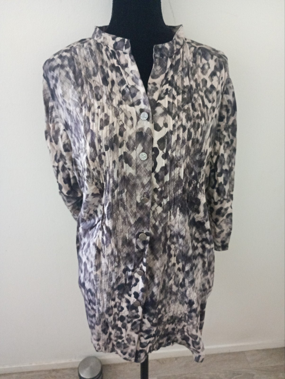 Stijlvolle Blouse Maat XL - Luipaardprint, Ophalen of Verzenden, Zo goed als nieuw, Maat 46/48 (XL) of groter, Overige kleuren