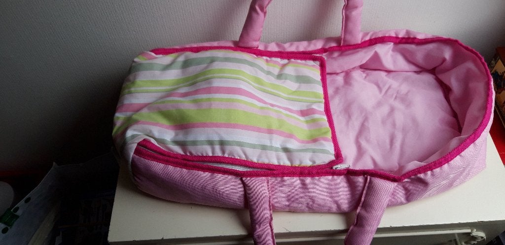 poppen reiswiegje 53 x 21,5 cm gemeten aan onderkant, Ophalen of Verzenden, Overige typen