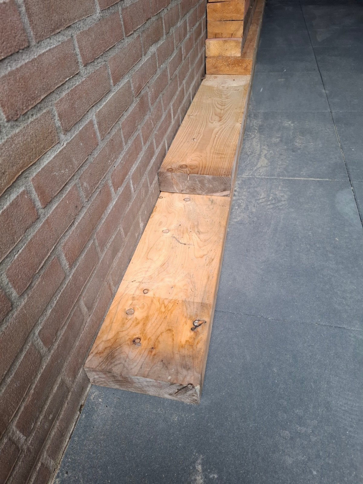 3 Ongebruikte Houten Balken 220x70mm Diverse Lengtes, Ophalen, Nieuw, Balk, Overige houtsoorten