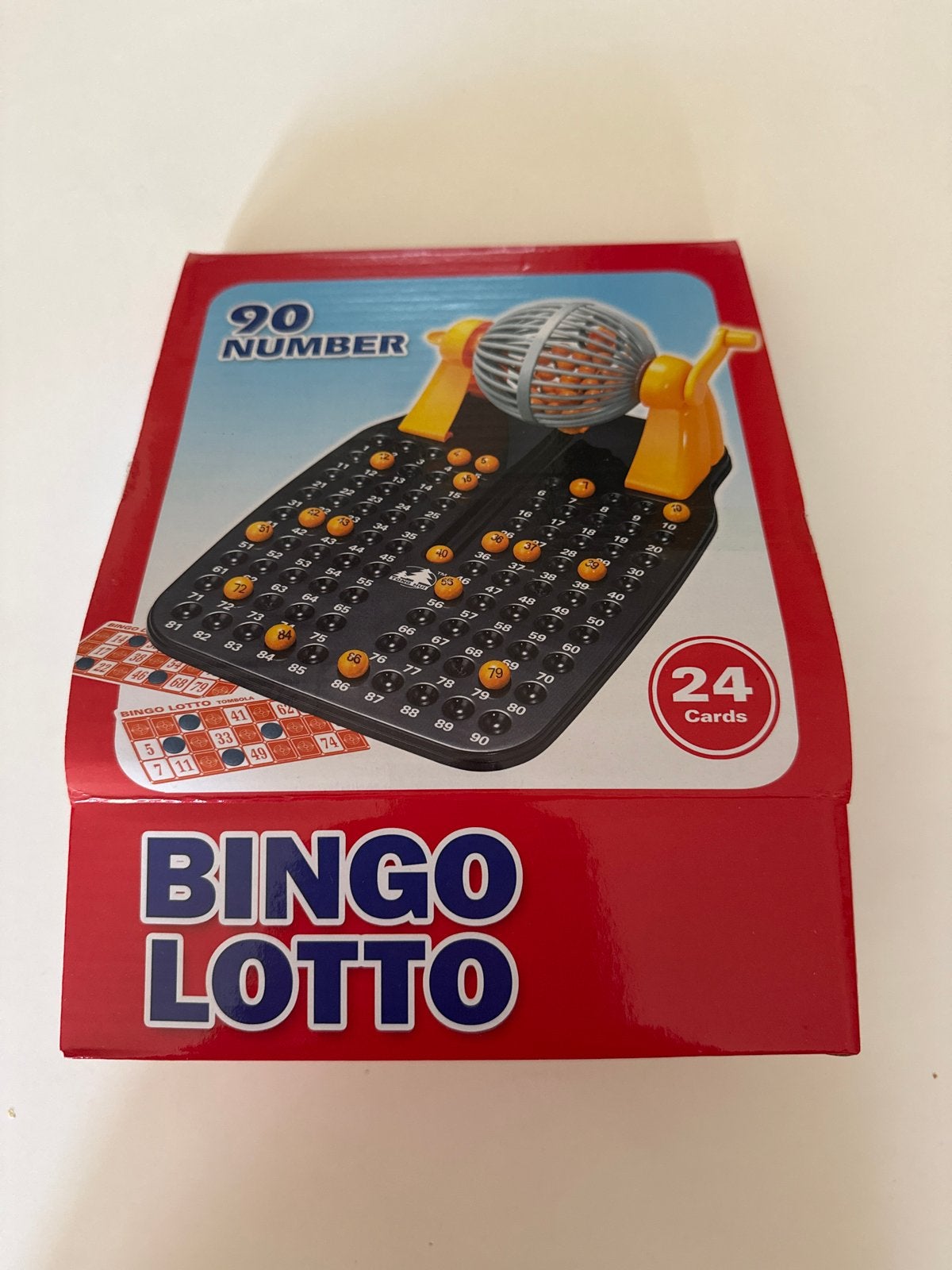 Bingo Lotto Spel - 90 Nummers, 24 Kaarten, Drie of vier spelers, Ophalen of Verzenden, Zo goed als nieuw