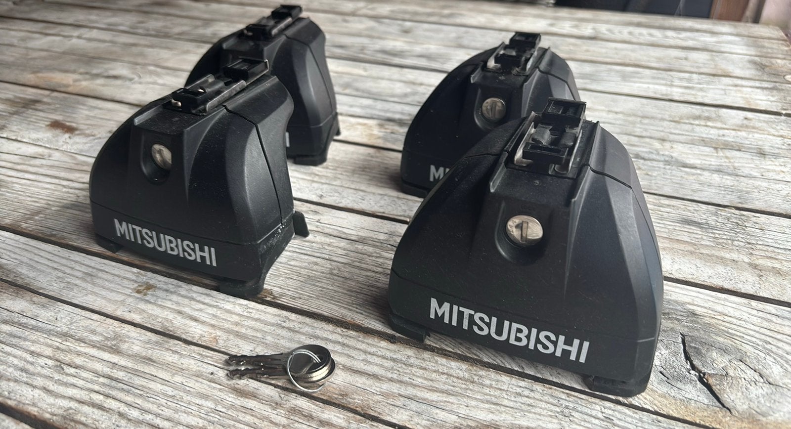 Mitsubishi Outlander originele dakdragersysteem, Ophalen of Verzenden, Zo goed als nieuw