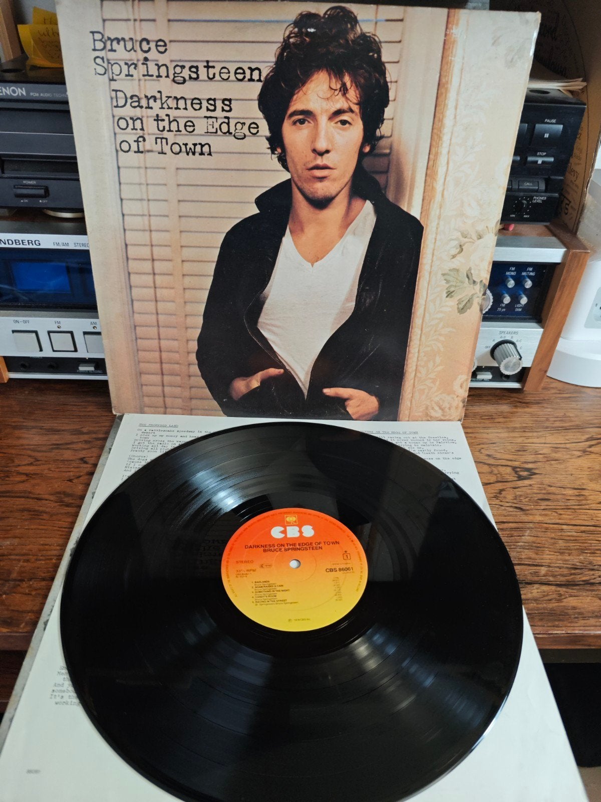 Bruce Springsteen - Darkness on the Edge of Town LP, Gebruikt, Ophalen of Verzenden, 1970 - 1979, Poprock