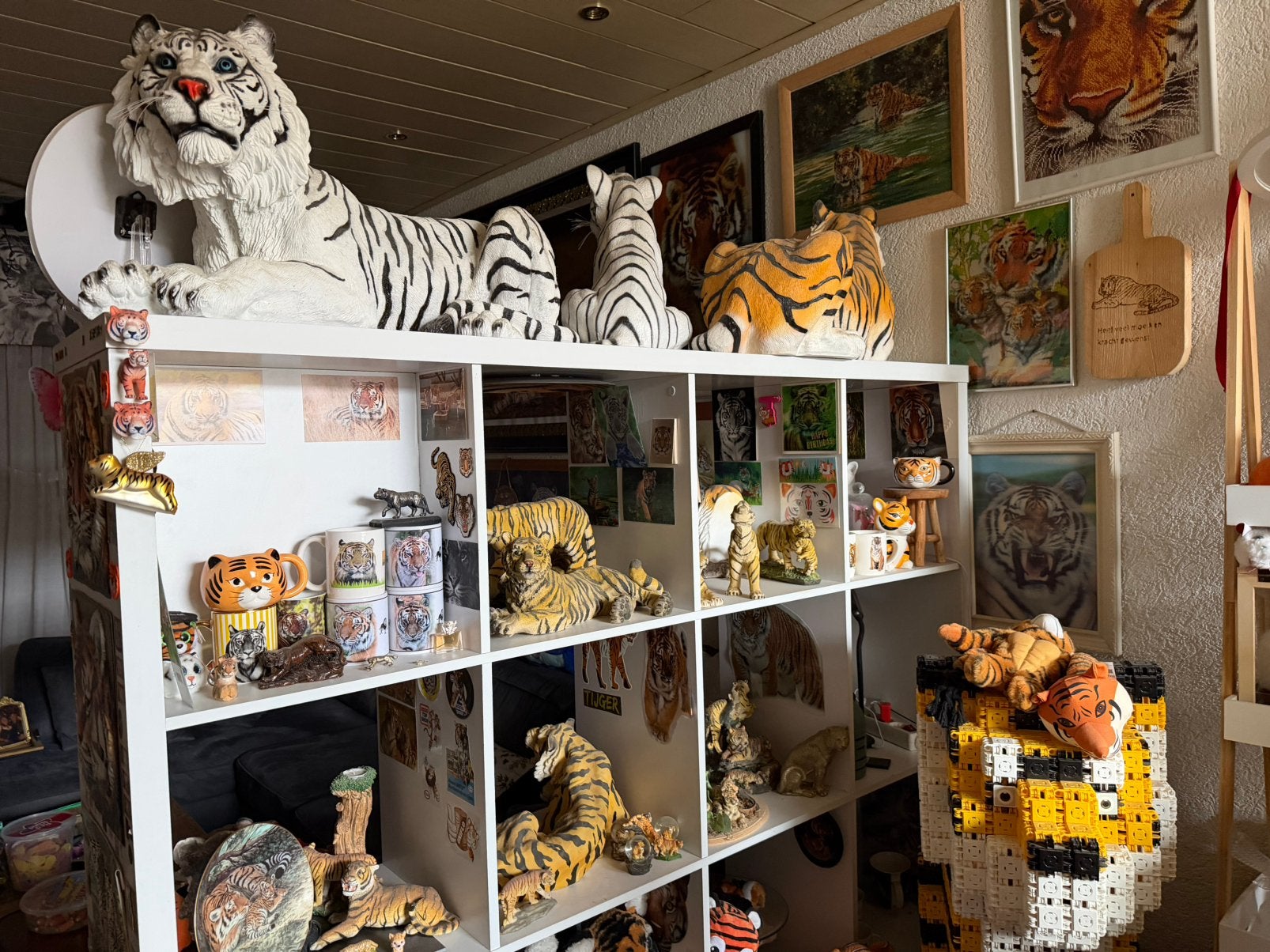 Heel veel verschillende tijgerbeelden te koop, Ophalen, Zo goed als nieuw, Dier