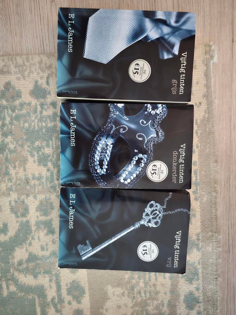 Vijftig tinten trilogie - E.L. James (3 boeken), Ophalen of Verzenden, Gelezen, E.L. James, Nederland