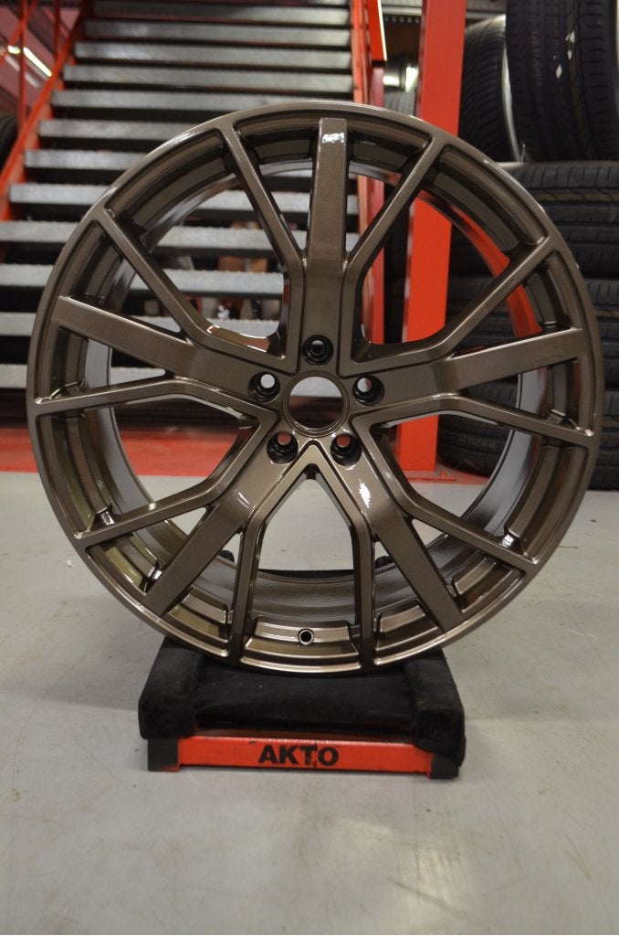 Audi Q7 / Q8 / E-tron Velgen 21" Brons Evt + Banden, Niet ingevuld, Gebruikt, Velg(en), Niet ingevuld