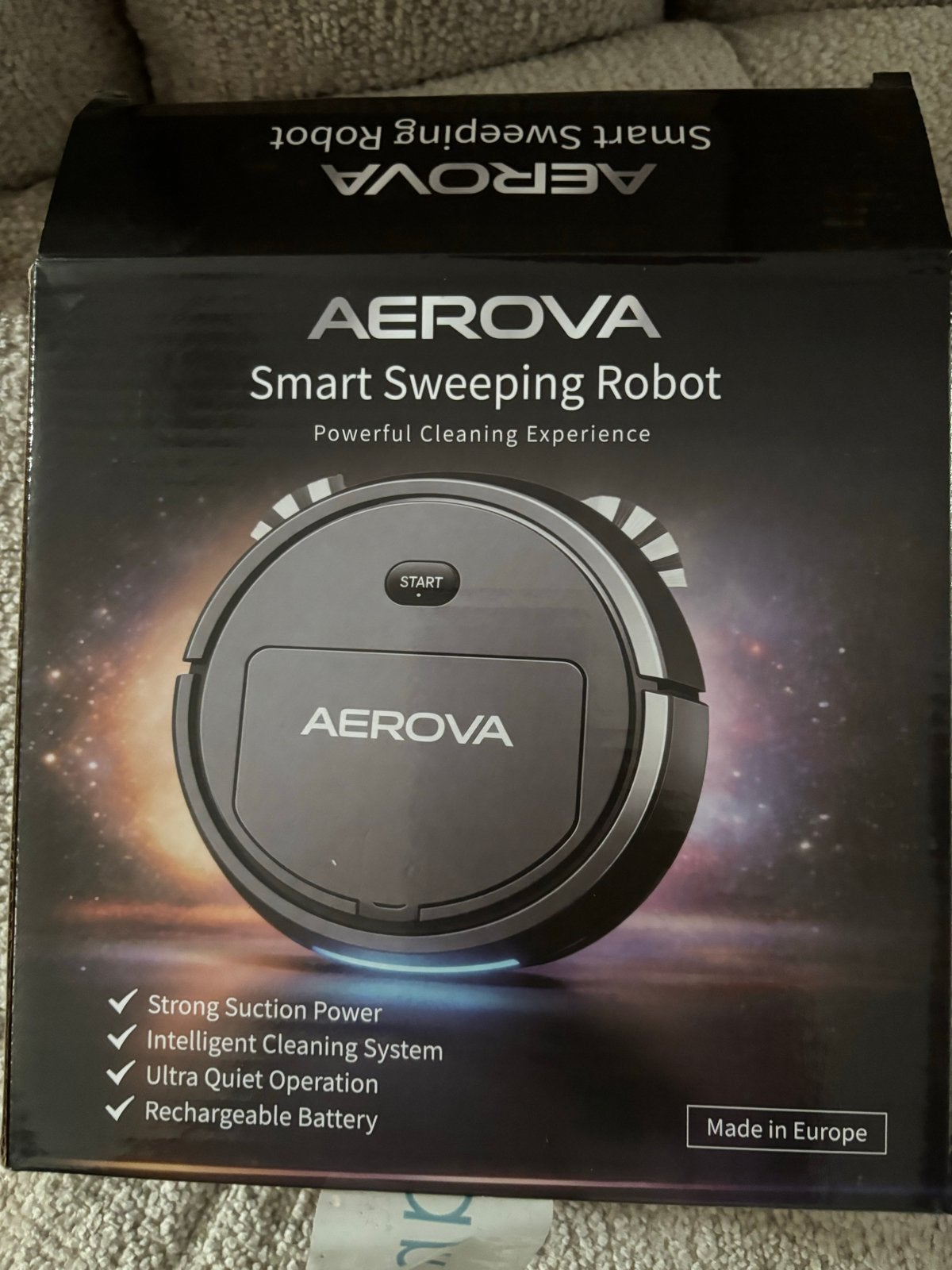 Aerova Smart Sweeping Robot - Krachtige en Stille Robotstofz, Overige merken, Nieuw, Robotstofzuiger, Reservoir