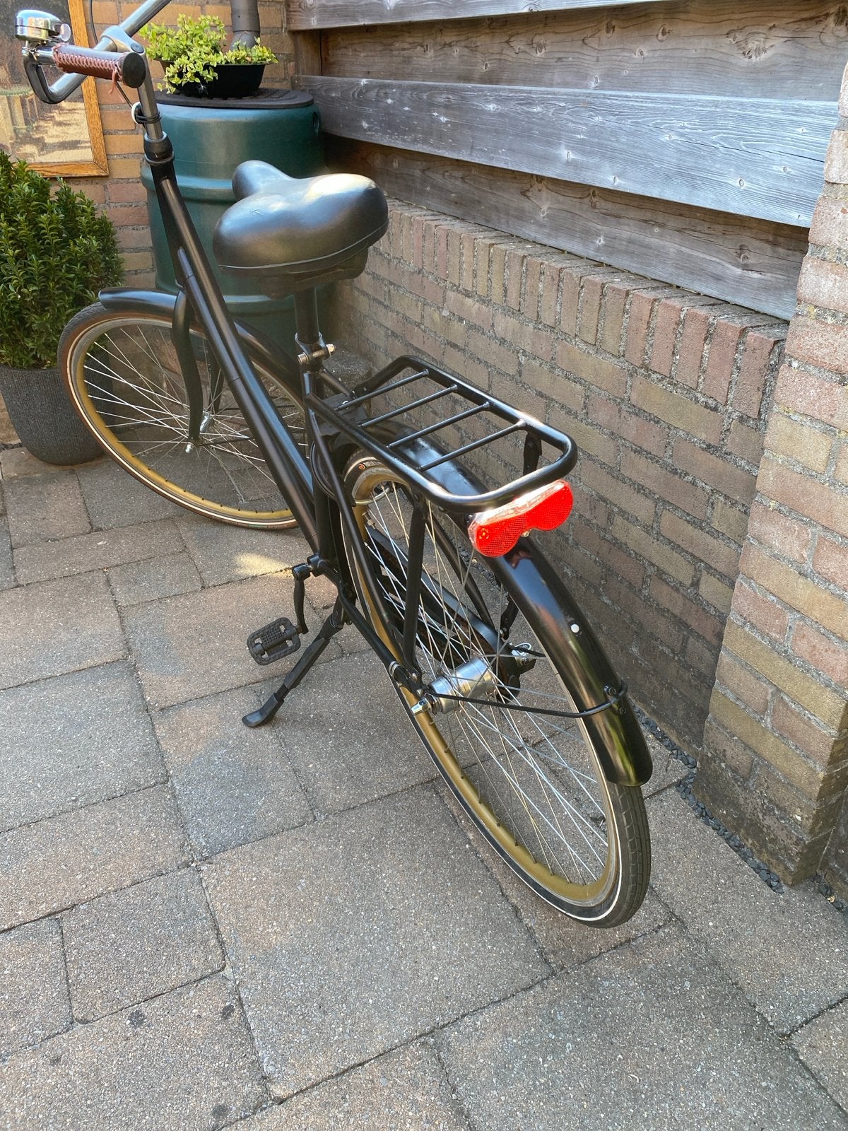 Een opoe met een bij hoorend voordrager 28 inch, Gebruikt, Versnellingen, Ophalen, Overige merken
