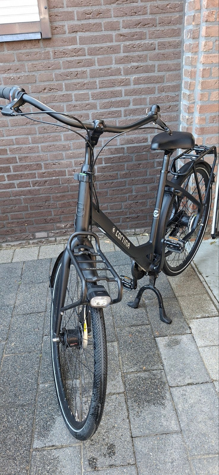 Cortina Common Stadsfiets alu - Jet Black Matt - Maat 50, Versnellingen, Zo goed als nieuw, 50 tot 53 cm, Trommelrem