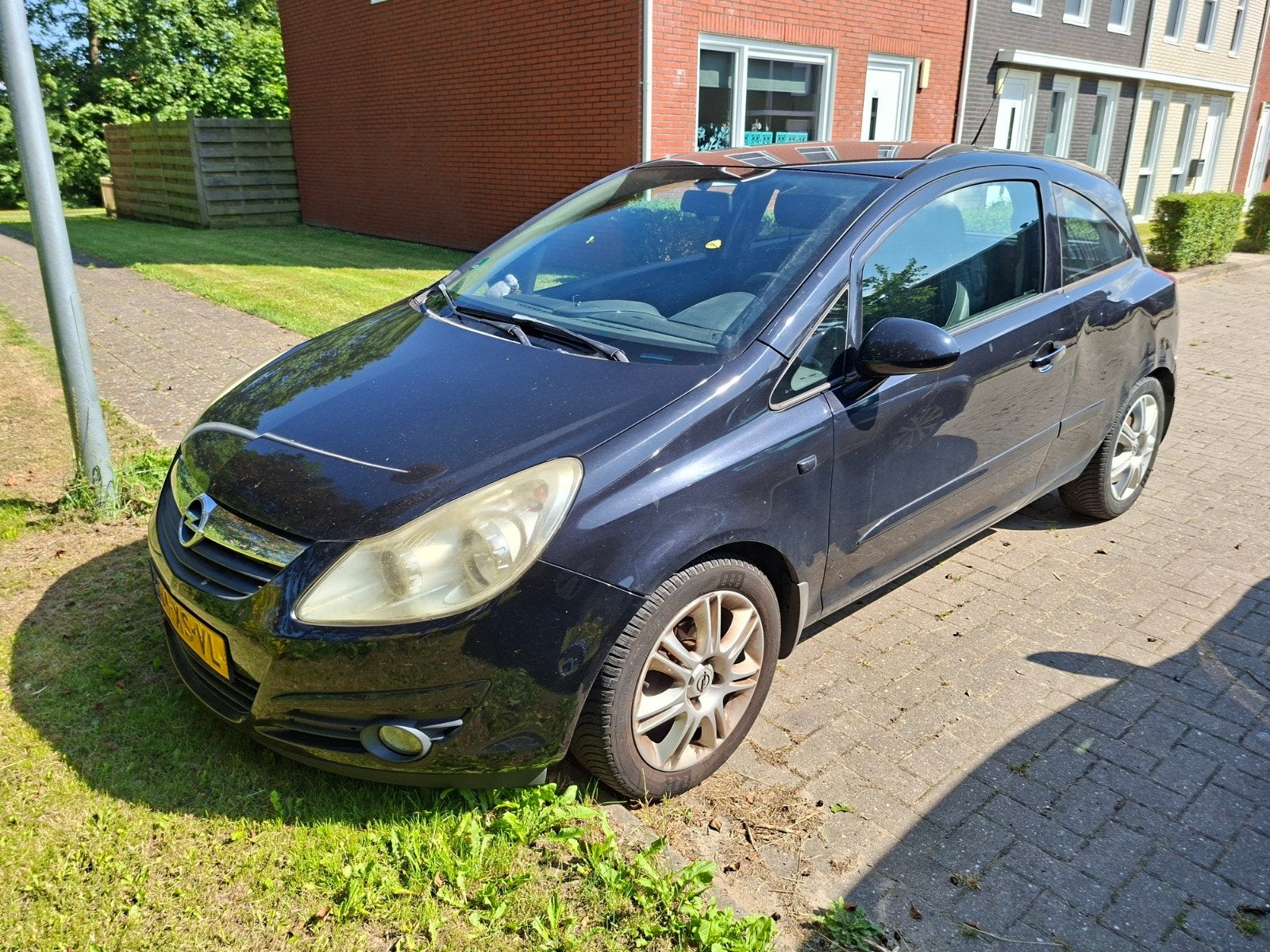 Opel Corsa 2007 Zwart, Auto's, Opel, Corsa, Benzine, Hatchback, Zwart, Ophalen