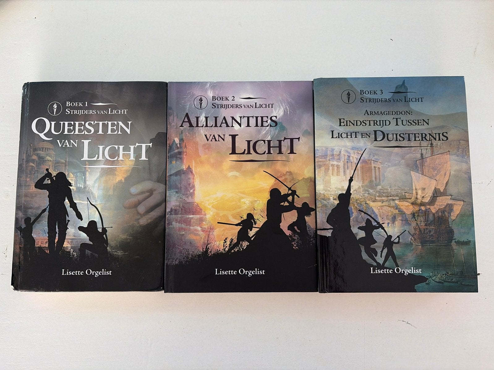Strijders van Licht trilogie - Lisette Orgelist, Boeken, Ophalen of Verzenden, Gelezen