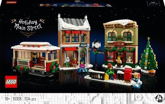 10308 Lego Winter Village Main Street NIEUW IN DOOS, Nieuw, Ophalen of Verzenden, Complete set, Compleet