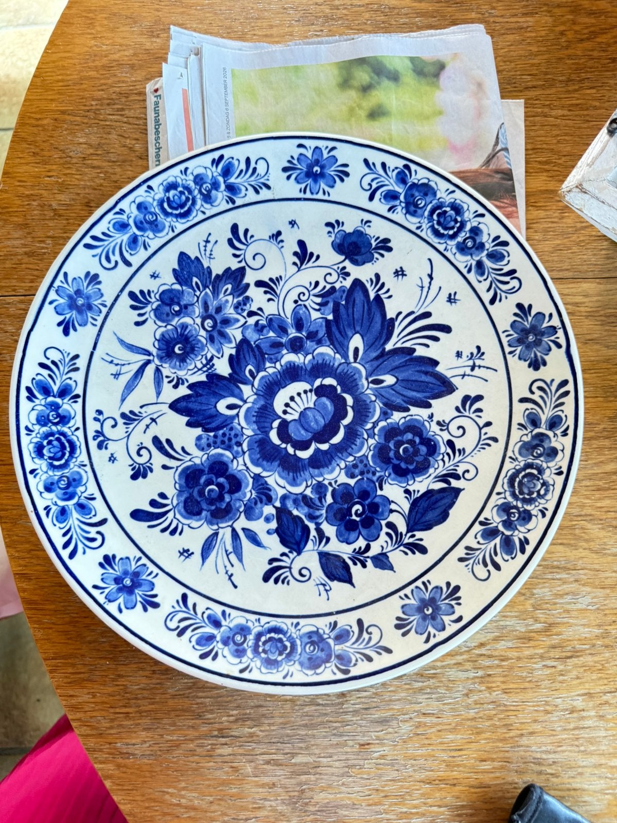 Prachtig Delfts blauw sierbord – Royal – Handwerk, Antiek en Kunst, Ophalen