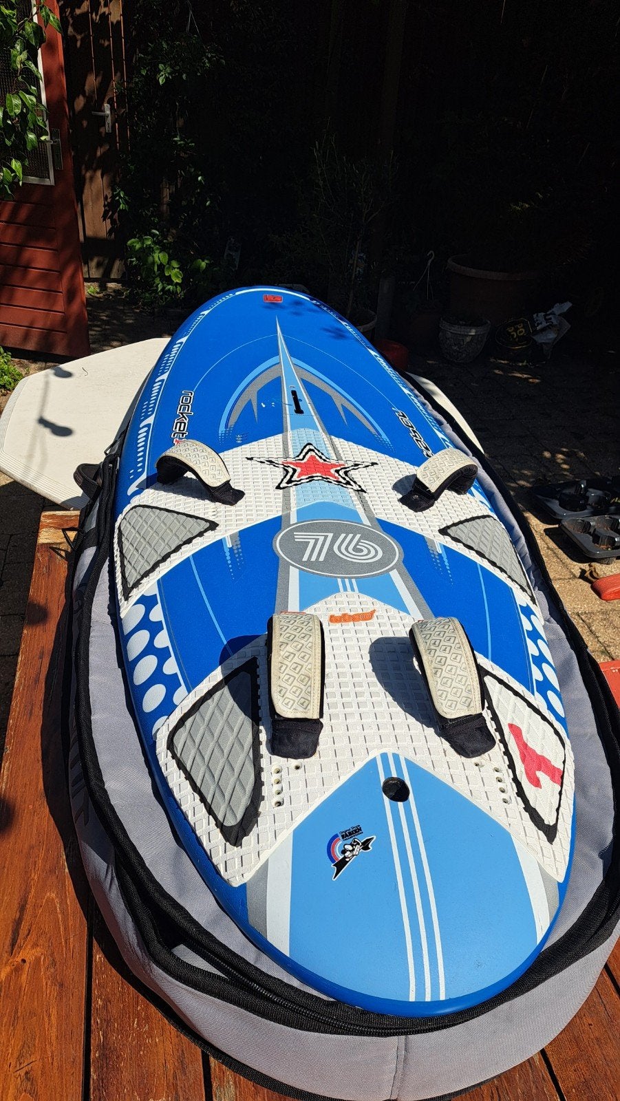 Tabou Rocket 145 L met orginele vin, Ophalen, 250 tot 300 cm, Gebruikt, 5 tot 6.5 m²