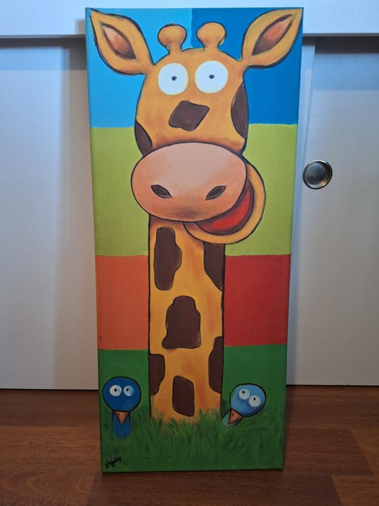 Giraffeschilderij, Ophalen, Wanddecoratie