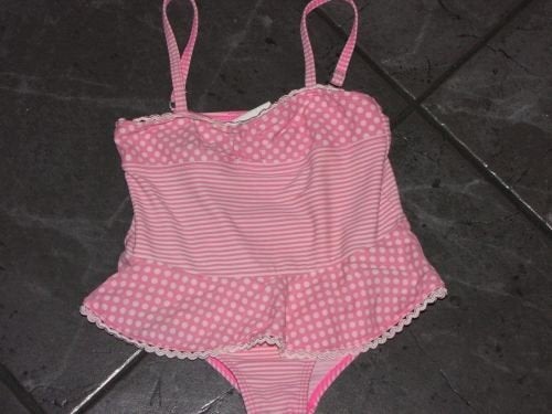 86 MIMPI badpak stip streep, Kinderen en Baby's, Babykleding | Maat 86, Ophalen of Verzenden, Zo goed als nieuw, Meisje, Pakje