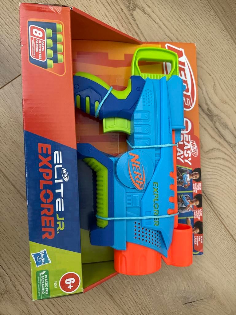 Nerf Elite Jr Explorer Blaster - Nieuw in verpakking, Ophalen of Verzenden, Nieuw