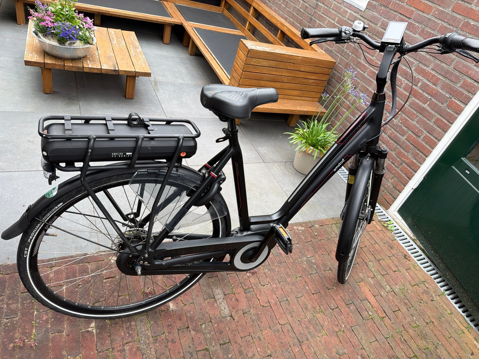 Amslod Elektrische Fiets - gebruikt, Gebruikt, 51 tot 55 cm, 50 km per accu of meer, Ophalen