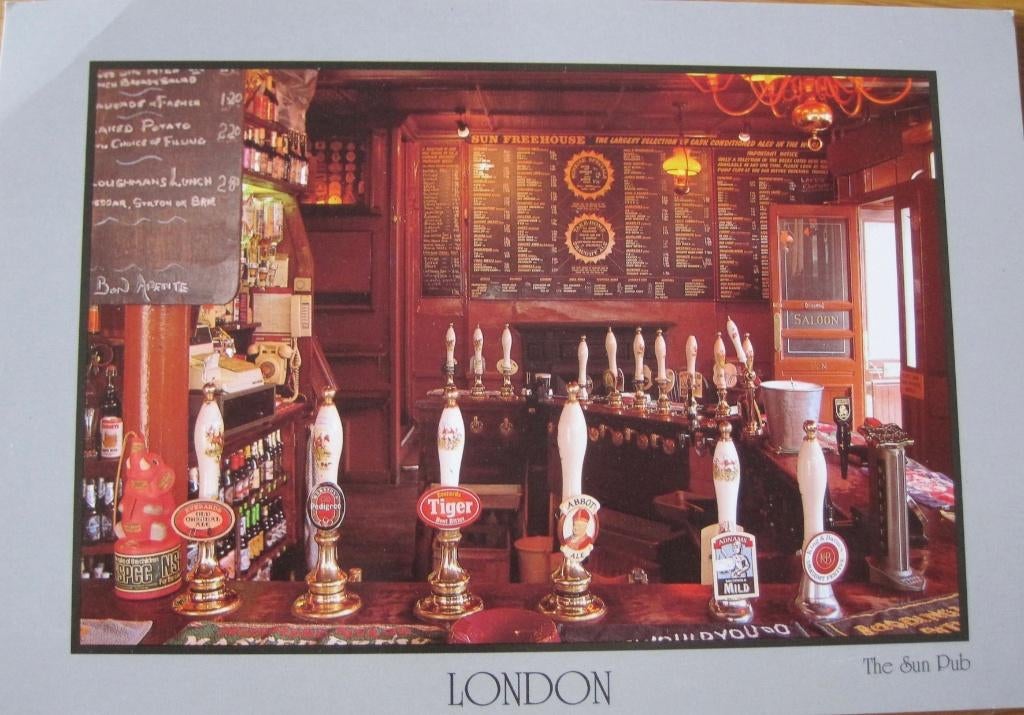 De Sun Pub in London - nieuwe ansichtkaart, Verzamelen, Verzenden, 1980 tot heden, Ongelopen, Engeland
