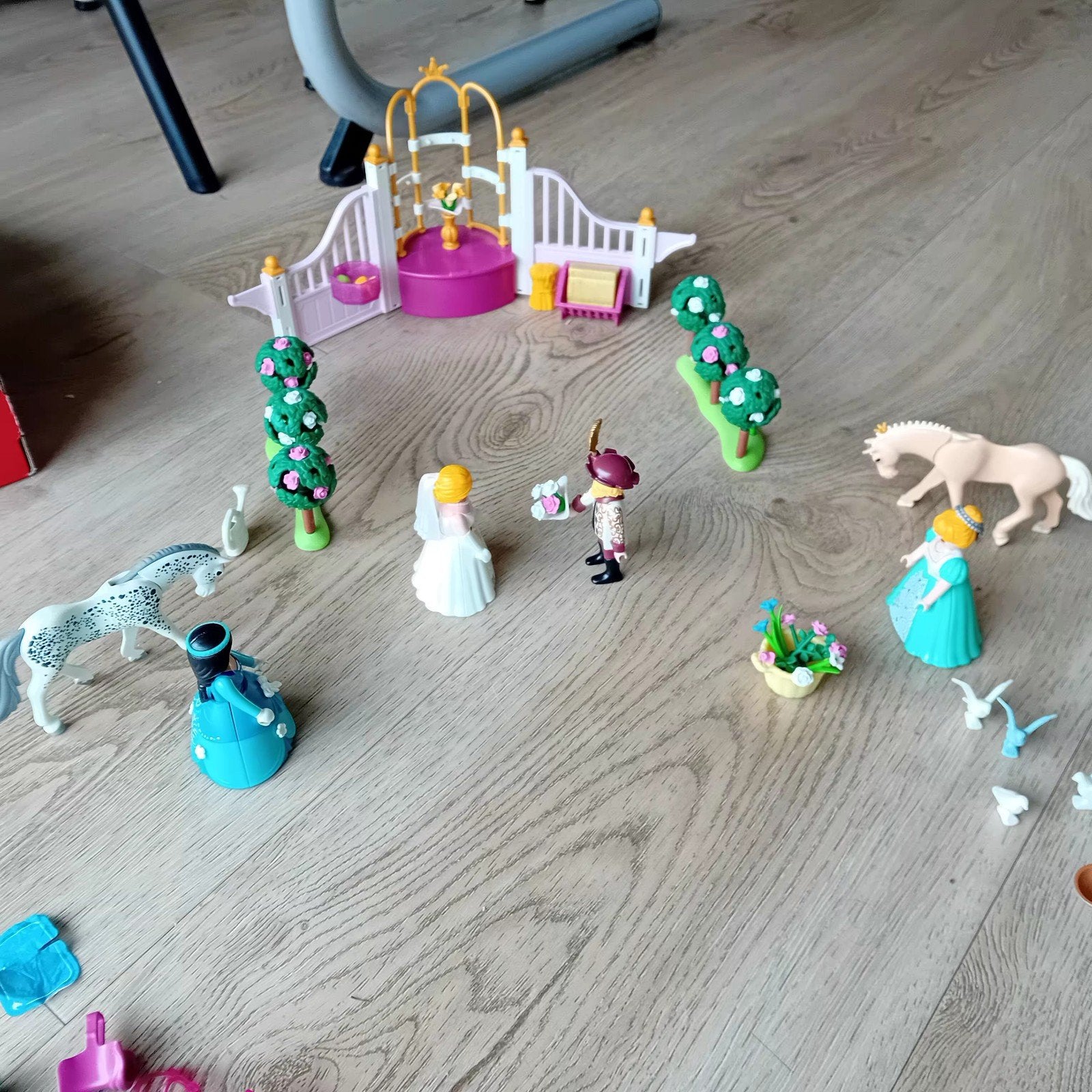 Playmobil Bruiloft Set met Figuren en Paarden, Complete set, Overige typen, Ophalen of Verzenden, Zo goed als nieuw