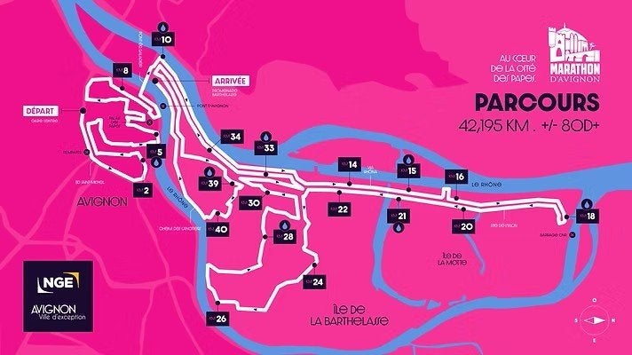 Startbewijs Marathon Avignon, Tickets en Kaartjes, Sport | Overige, Eén persoon, September